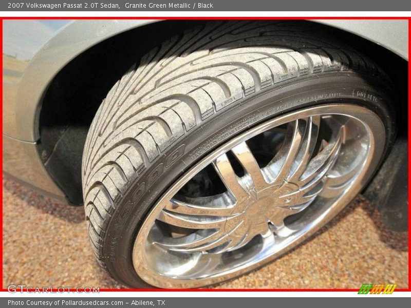 Granite Green Metallic / Black 2007 Volkswagen Passat 2.0T Sedan