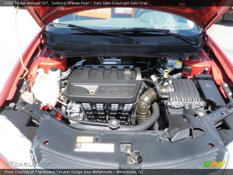 Sunburst Orange Pearl / Dark Slate Gray/Light Slate Gray 2008 Dodge Avenger SXT