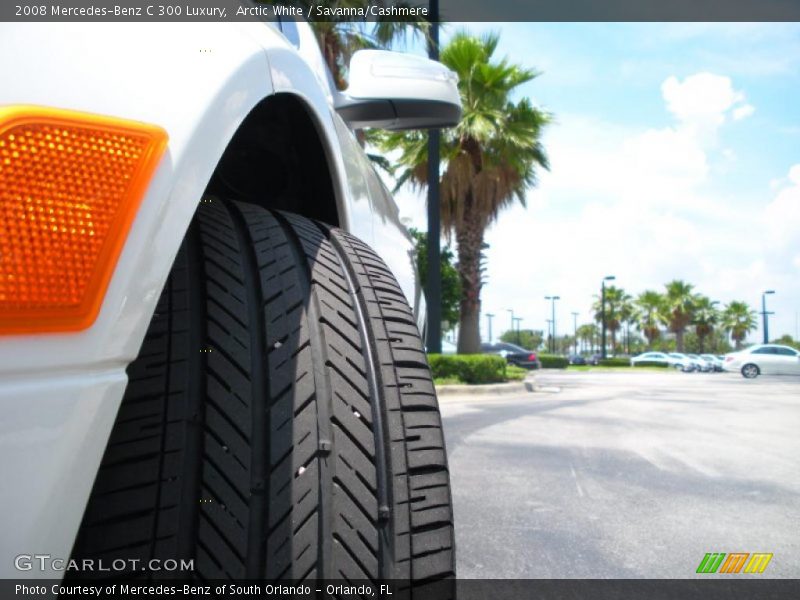 Arctic White / Savanna/Cashmere 2008 Mercedes-Benz C 300 Luxury