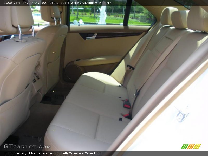 Arctic White / Savanna/Cashmere 2008 Mercedes-Benz C 300 Luxury