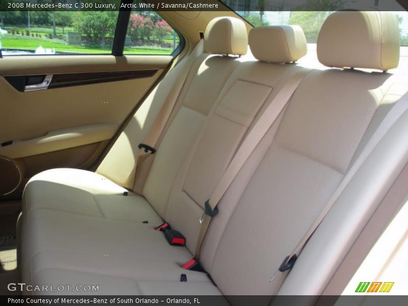 Arctic White / Savanna/Cashmere 2008 Mercedes-Benz C 300 Luxury