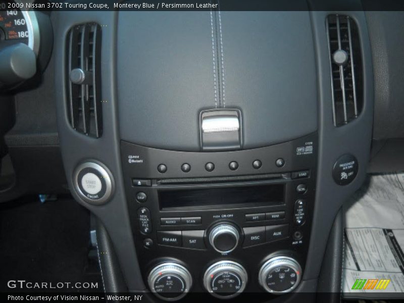 Monterey Blue / Persimmon Leather 2009 Nissan 370Z Touring Coupe