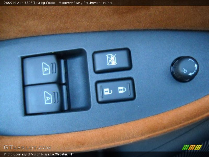 Monterey Blue / Persimmon Leather 2009 Nissan 370Z Touring Coupe