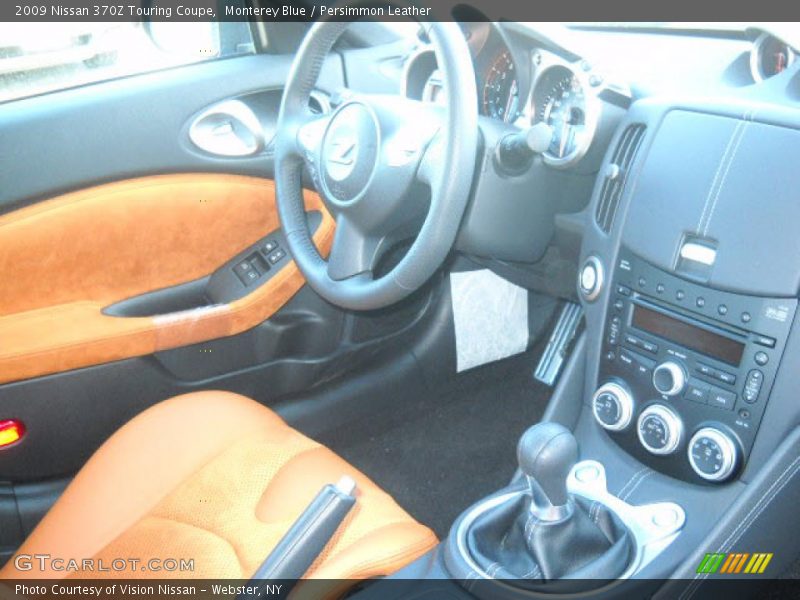 Monterey Blue / Persimmon Leather 2009 Nissan 370Z Touring Coupe