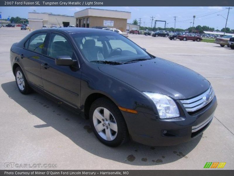 Tungsten Grey Metallic / Light Stone 2007 Ford Fusion SE