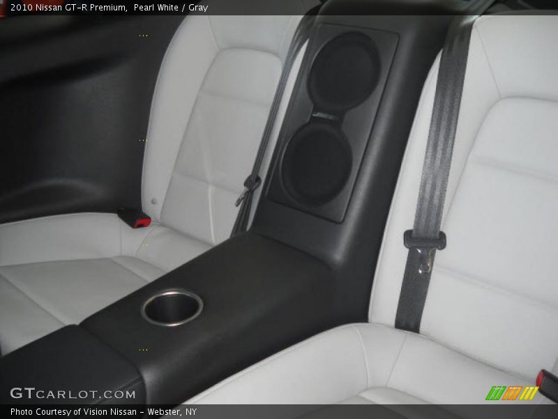 Pearl White / Gray 2010 Nissan GT-R Premium