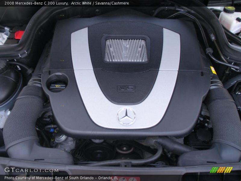Arctic White / Savanna/Cashmere 2008 Mercedes-Benz C 300 Luxury