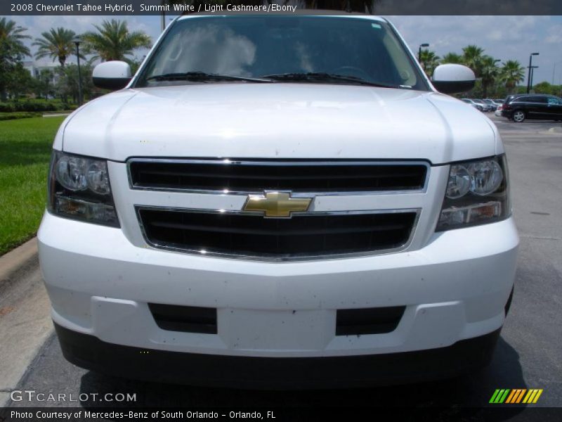 Summit White / Light Cashmere/Ebony 2008 Chevrolet Tahoe Hybrid