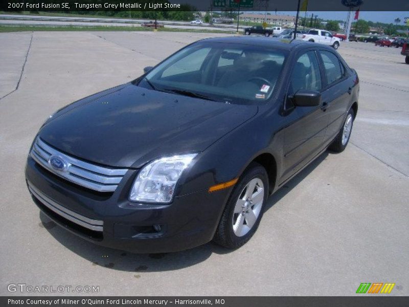 Tungsten Grey Metallic / Light Stone 2007 Ford Fusion SE