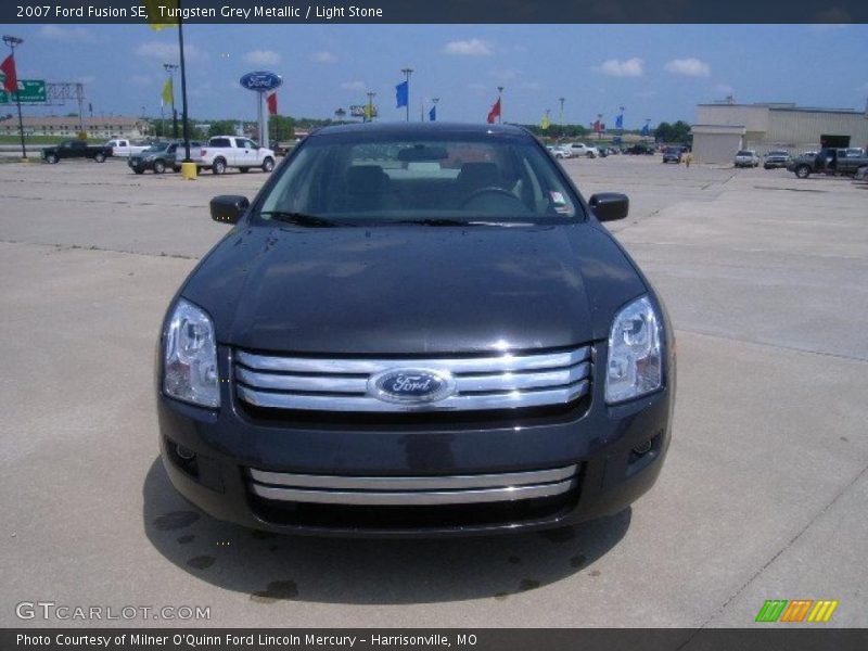 Tungsten Grey Metallic / Light Stone 2007 Ford Fusion SE