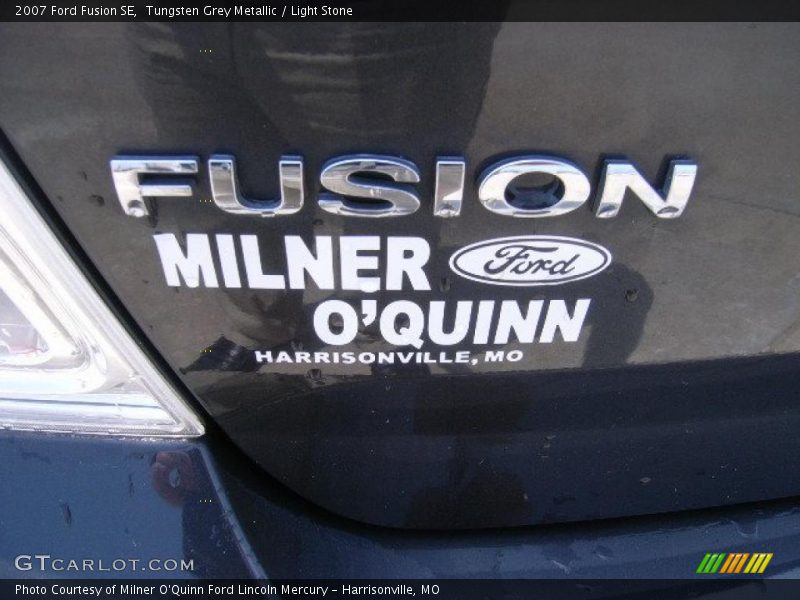 Tungsten Grey Metallic / Light Stone 2007 Ford Fusion SE
