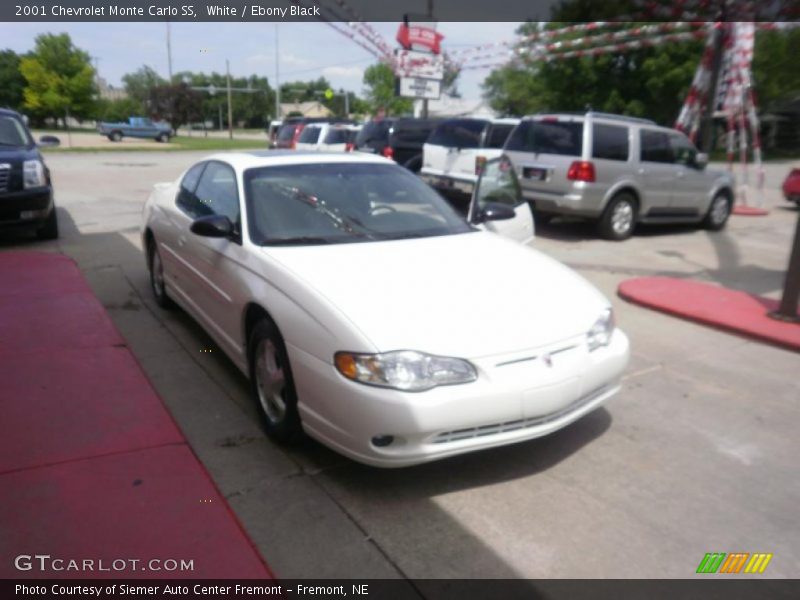 White / Ebony Black 2001 Chevrolet Monte Carlo SS
