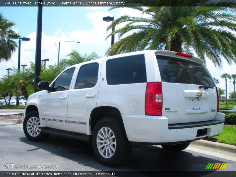 Summit White / Light Cashmere/Ebony 2008 Chevrolet Tahoe Hybrid