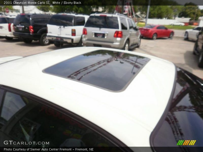 White / Ebony Black 2001 Chevrolet Monte Carlo SS