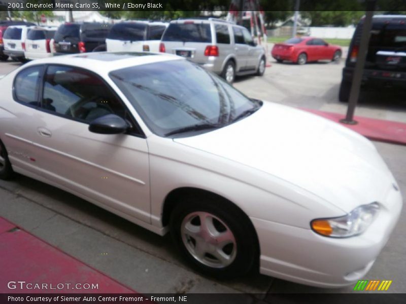 White / Ebony Black 2001 Chevrolet Monte Carlo SS
