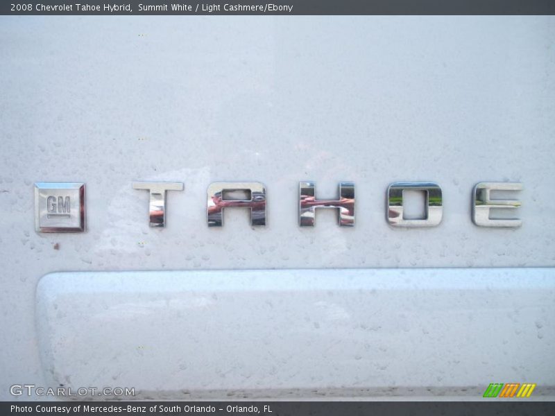 Summit White / Light Cashmere/Ebony 2008 Chevrolet Tahoe Hybrid