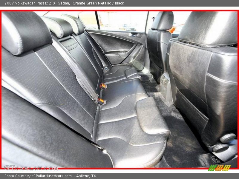 Granite Green Metallic / Black 2007 Volkswagen Passat 2.0T Sedan