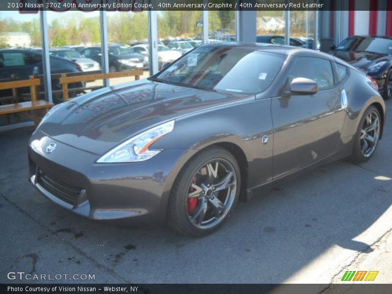 40th Anniversary Graphite / 40th Anniversary Red Leather 2010 Nissan 370Z 40th Anniversary Edition Coupe
