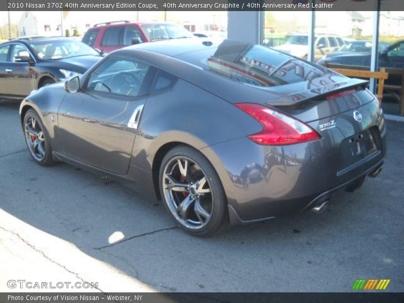 40th Anniversary Graphite / 40th Anniversary Red Leather 2010 Nissan 370Z 40th Anniversary Edition Coupe