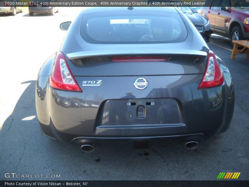 40th Anniversary Graphite / 40th Anniversary Red Leather 2010 Nissan 370Z 40th Anniversary Edition Coupe
