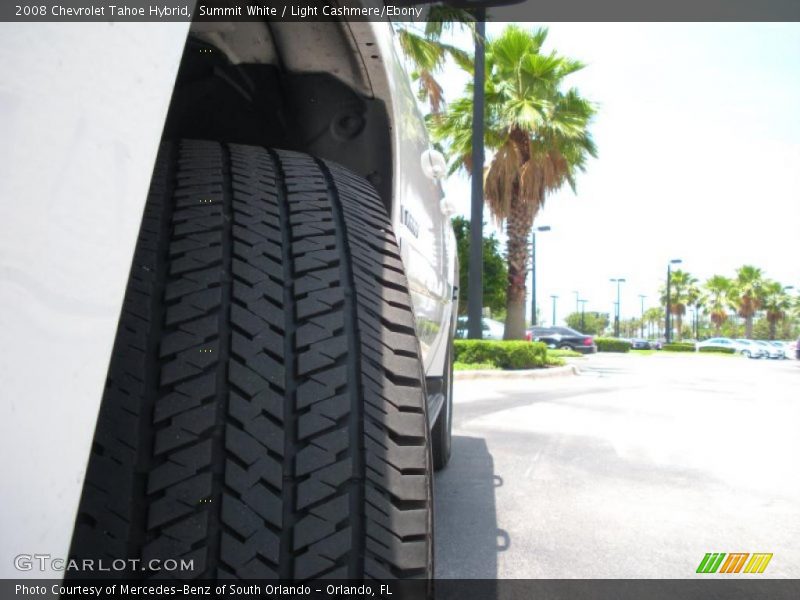 Summit White / Light Cashmere/Ebony 2008 Chevrolet Tahoe Hybrid