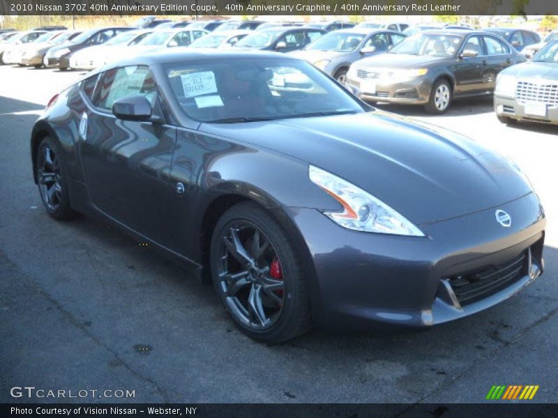40th Anniversary Graphite / 40th Anniversary Red Leather 2010 Nissan 370Z 40th Anniversary Edition Coupe