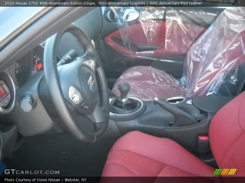 40th Anniversary Graphite / 40th Anniversary Red Leather 2010 Nissan 370Z 40th Anniversary Edition Coupe
