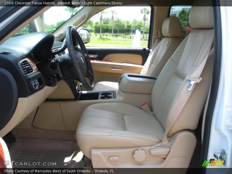 Summit White / Light Cashmere/Ebony 2008 Chevrolet Tahoe Hybrid