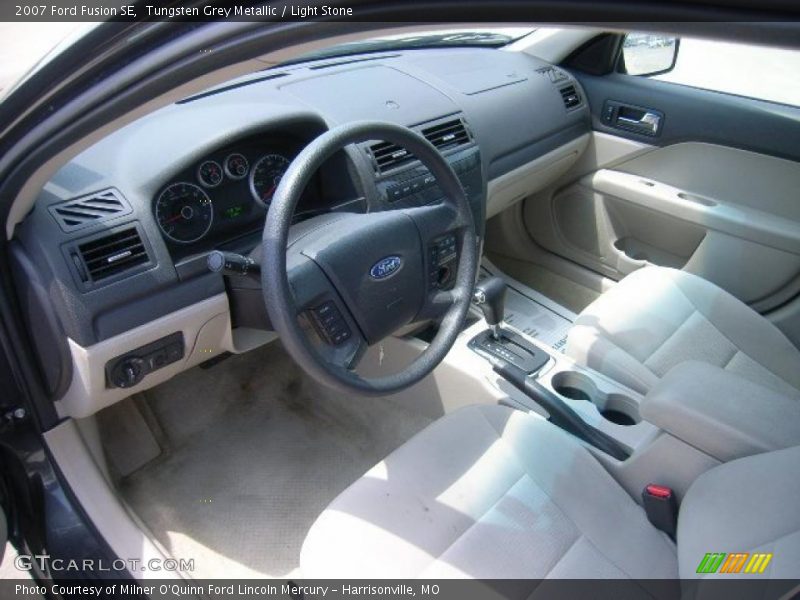 Tungsten Grey Metallic / Light Stone 2007 Ford Fusion SE