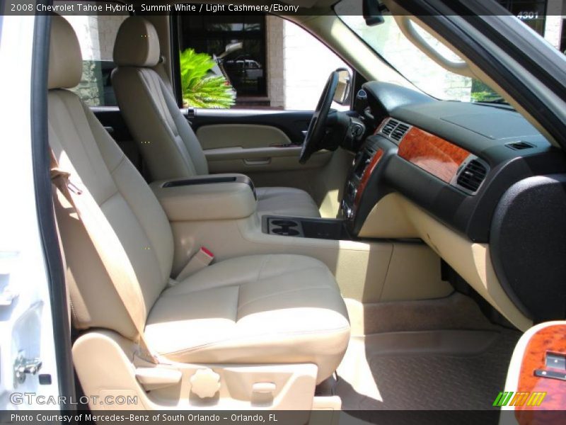 Summit White / Light Cashmere/Ebony 2008 Chevrolet Tahoe Hybrid