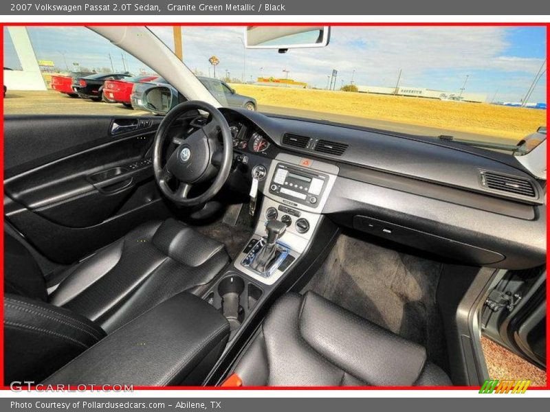 Granite Green Metallic / Black 2007 Volkswagen Passat 2.0T Sedan