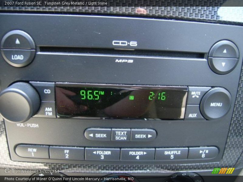 Tungsten Grey Metallic / Light Stone 2007 Ford Fusion SE