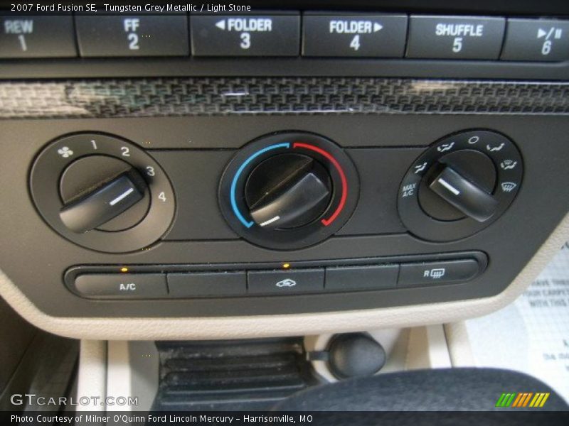 Tungsten Grey Metallic / Light Stone 2007 Ford Fusion SE