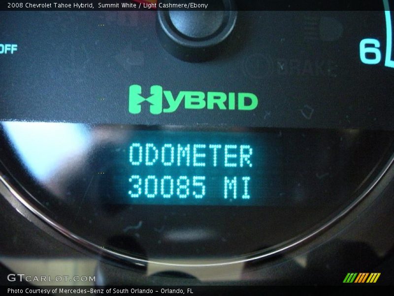 Summit White / Light Cashmere/Ebony 2008 Chevrolet Tahoe Hybrid