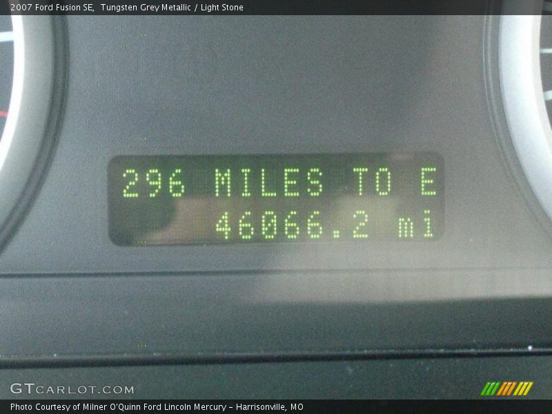 Tungsten Grey Metallic / Light Stone 2007 Ford Fusion SE