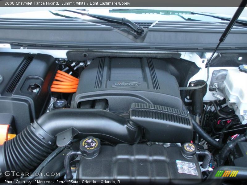 Summit White / Light Cashmere/Ebony 2008 Chevrolet Tahoe Hybrid