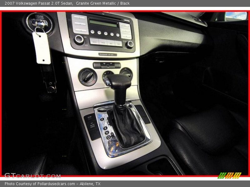 Granite Green Metallic / Black 2007 Volkswagen Passat 2.0T Sedan