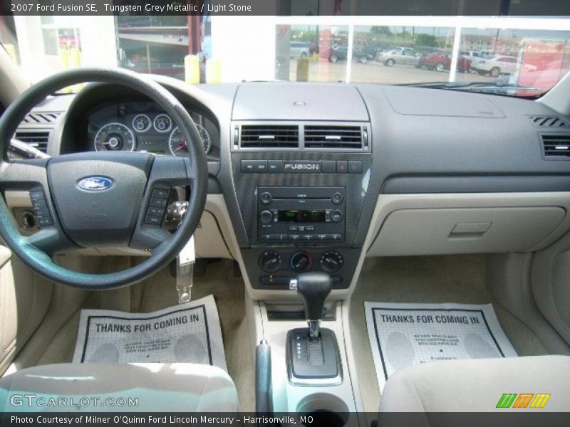 Tungsten Grey Metallic / Light Stone 2007 Ford Fusion SE