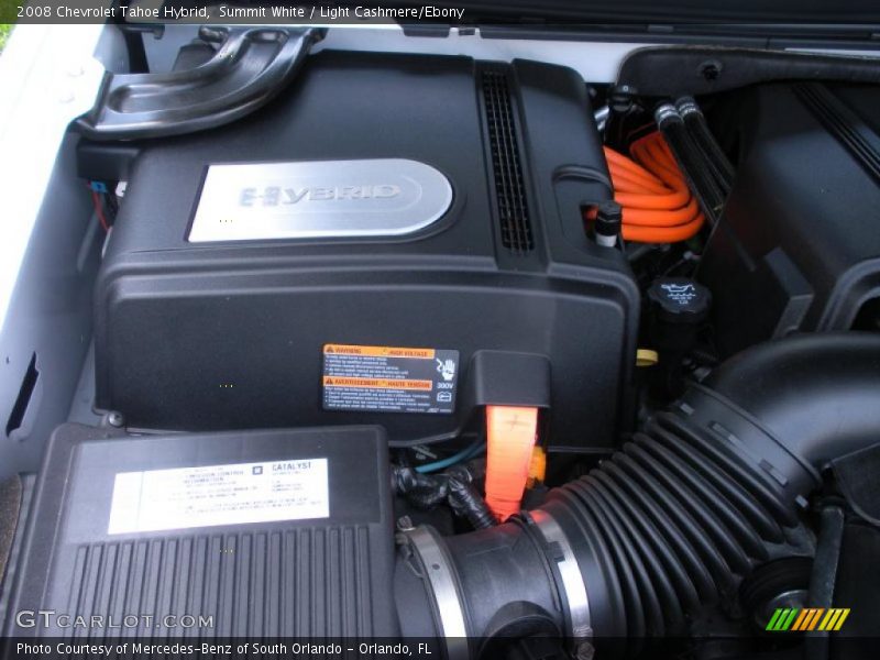 Summit White / Light Cashmere/Ebony 2008 Chevrolet Tahoe Hybrid