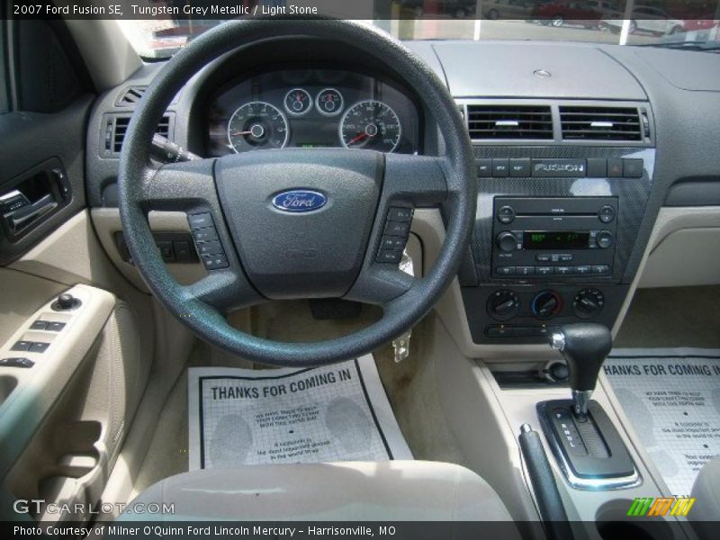 Tungsten Grey Metallic / Light Stone 2007 Ford Fusion SE