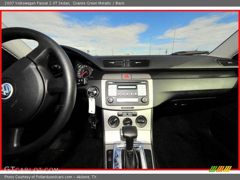 Granite Green Metallic / Black 2007 Volkswagen Passat 2.0T Sedan