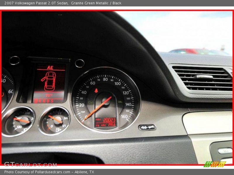 Granite Green Metallic / Black 2007 Volkswagen Passat 2.0T Sedan