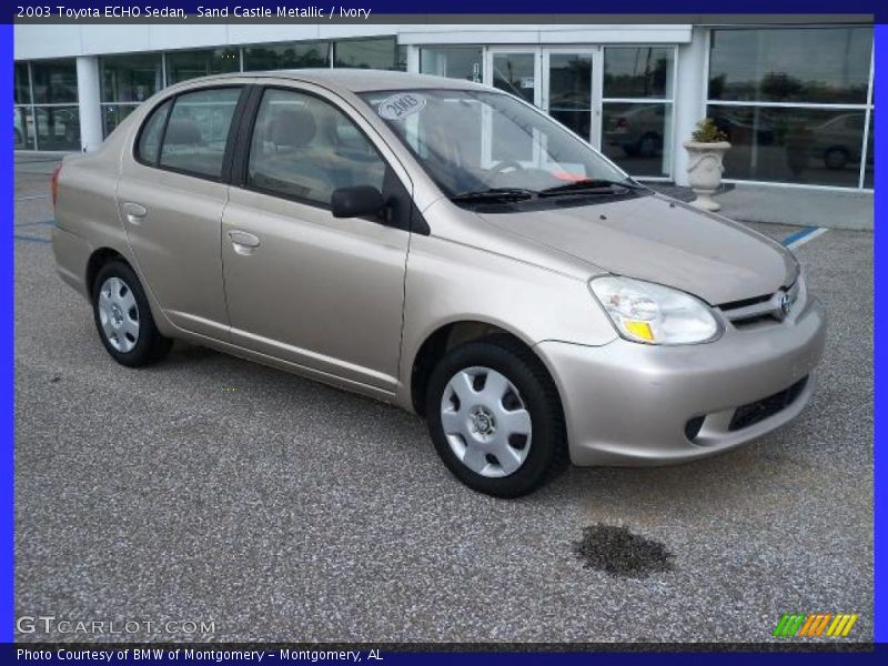 Sand Castle Metallic / Ivory 2003 Toyota ECHO Sedan