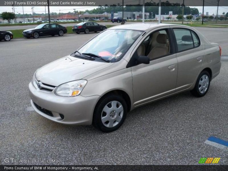 Sand Castle Metallic / Ivory 2003 Toyota ECHO Sedan
