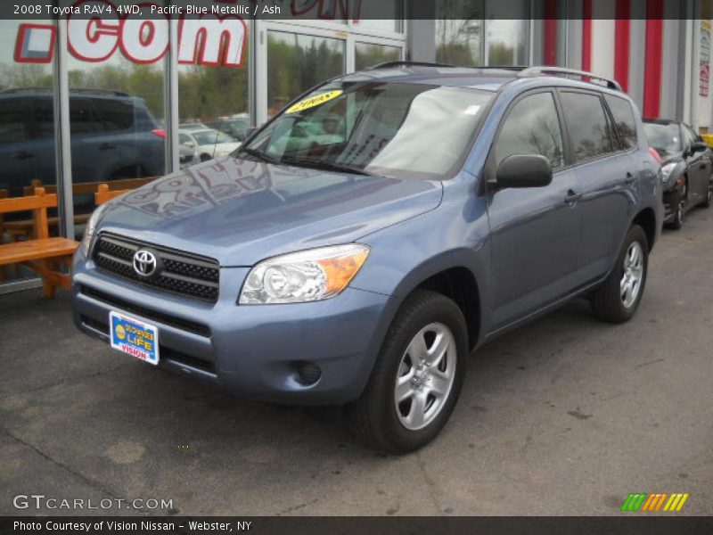 Pacific Blue Metallic / Ash 2008 Toyota RAV4 4WD