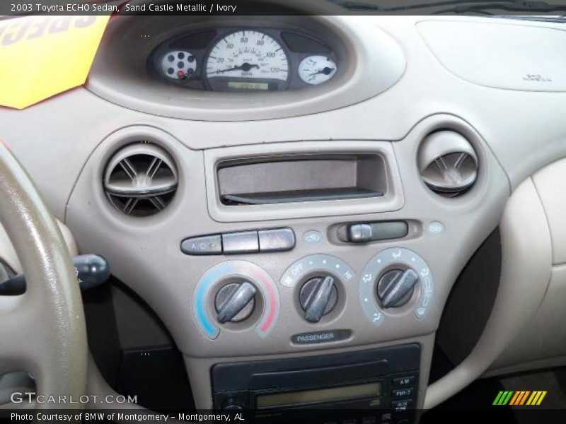Sand Castle Metallic / Ivory 2003 Toyota ECHO Sedan