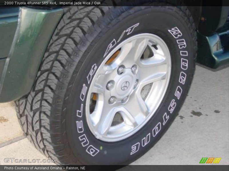 Imperial Jade Mica / Oak 2000 Toyota 4Runner SR5 4x4