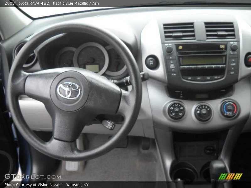 Pacific Blue Metallic / Ash 2008 Toyota RAV4 4WD