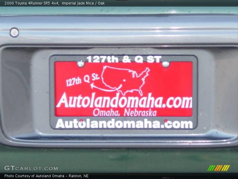 Imperial Jade Mica / Oak 2000 Toyota 4Runner SR5 4x4