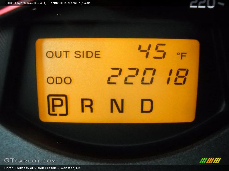 Pacific Blue Metallic / Ash 2008 Toyota RAV4 4WD